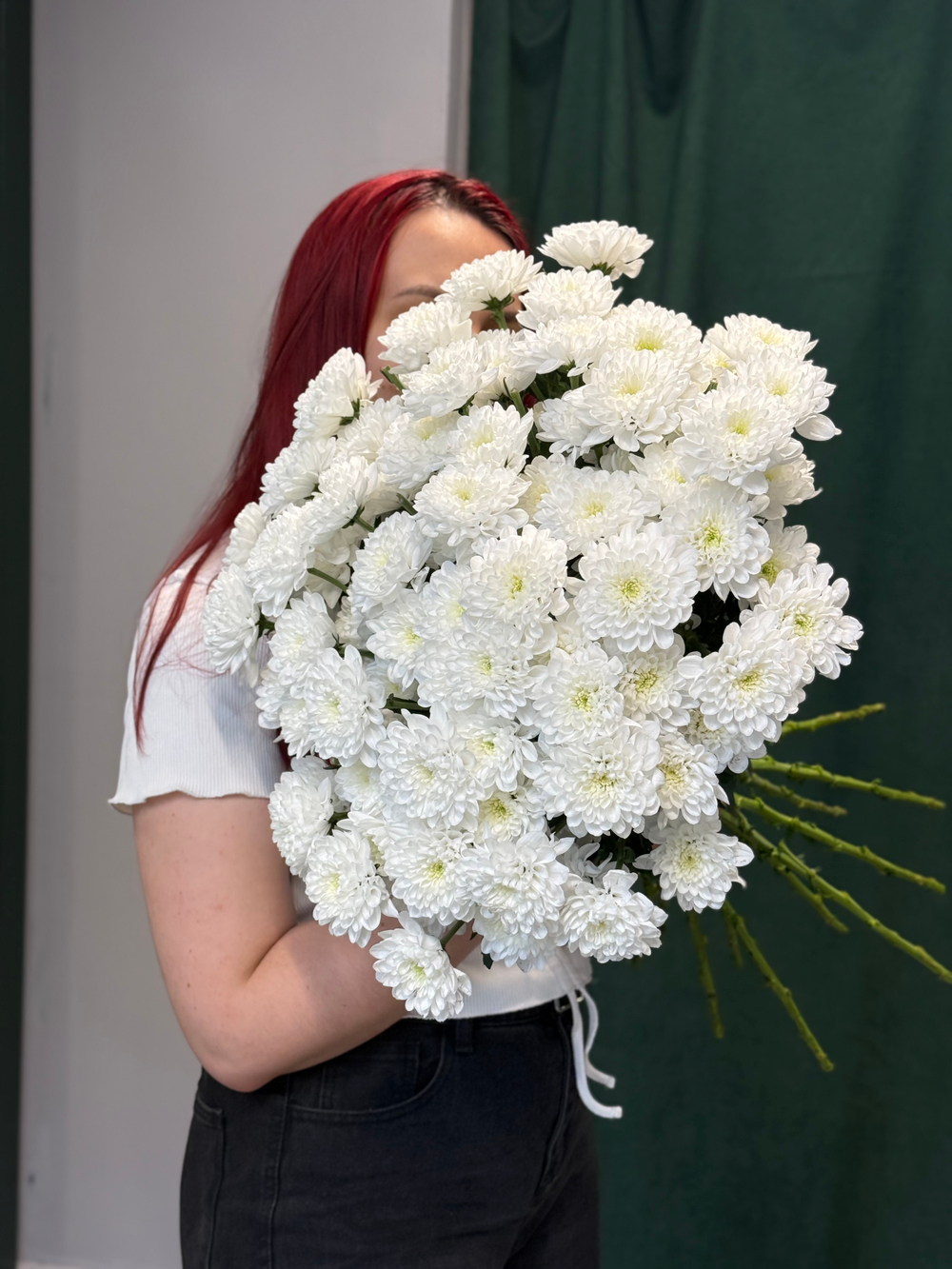 Монобукет Кустовая хризантема