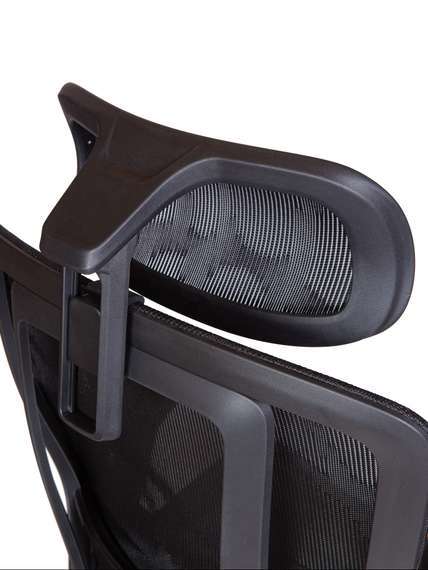 Кресло офисное Норден / Ханк блэк / Hank black / черный пластик / черная сетка