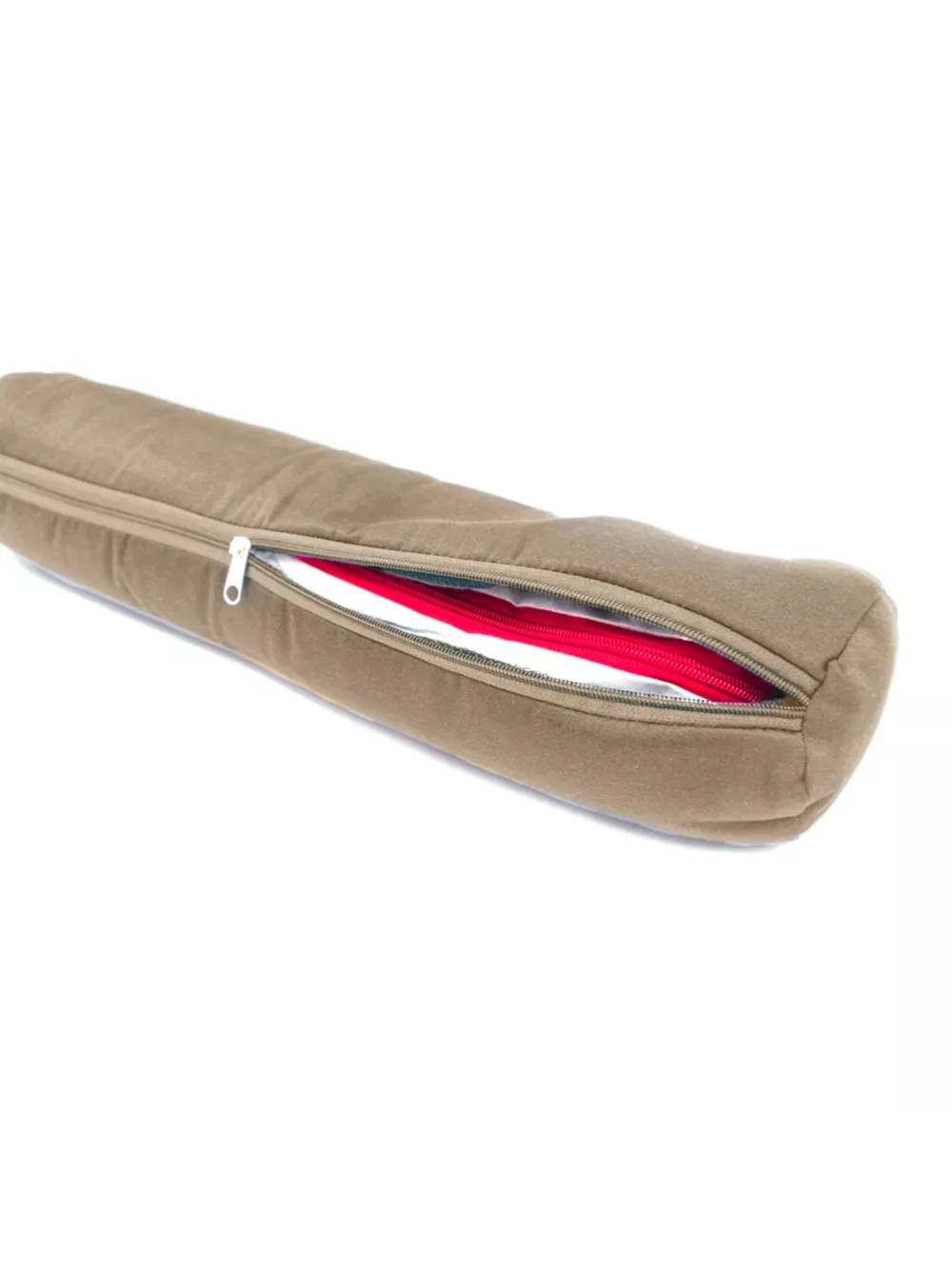 Валик из гречихи с хлопковым чехлом 45х15см