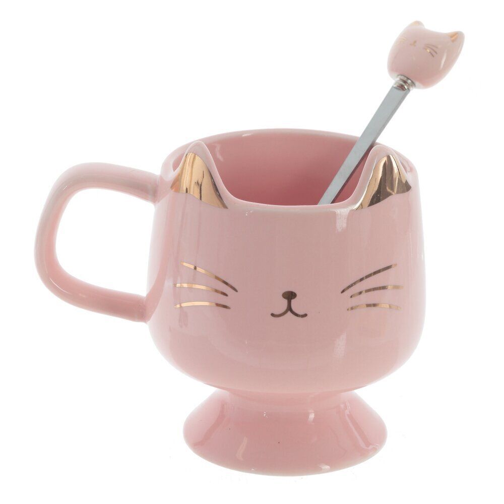 GAEM Кружка с ложкой, 280 мл, L12 W9 H11 см