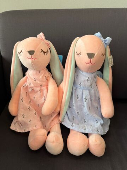 Зайка ушастый в платье