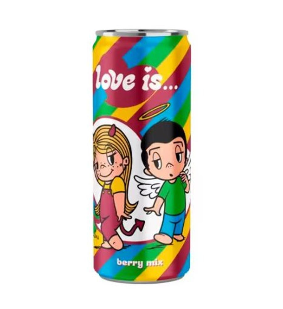 Газ.напиток Love is Ягодный микс 330мл