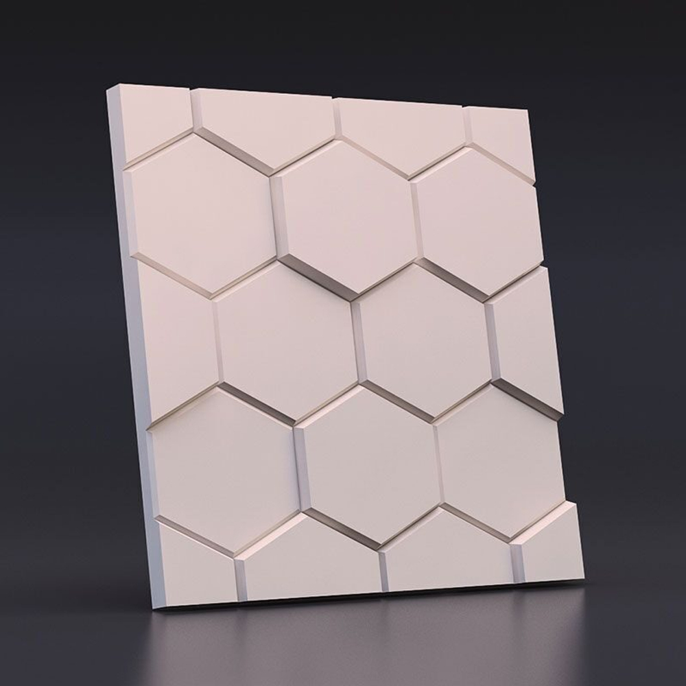 Гипсовая панель Шестигранник