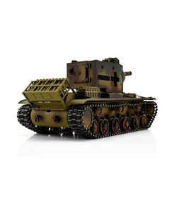 Радиоуправляемый танк Torro KV-2 1/16 откат ствола (для ИК боя), камуфляж V3.0 2.4G RTR