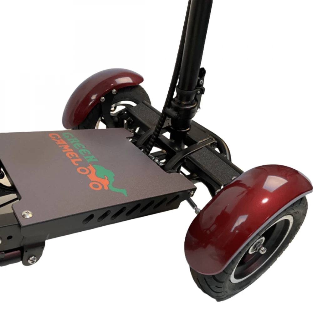 Электро трицикл GreenCamel Кольт 801 FAT (36V 15,6Ah 2x400W) красный
