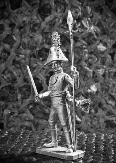 Оловянный солдатик Обер офицер Преображенского полка