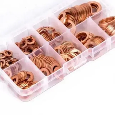 Шайбы уплотнительные медные в наборе 100шт