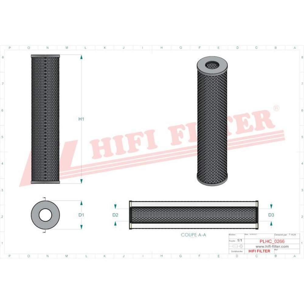 SH 74186 SP HIFI FILTER Гидравлический фильтр