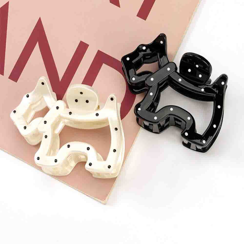 Заколка-краб Собака 9,5см