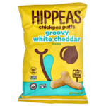 Hippeas, колечки из нута, белый чеддер, 6 пакетиков по 23 г (0,8 унции)