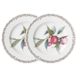 НАБОР ТАРЕЛОК ЗАКУСОЧНЫХ LEFARD "FRUIT GARDEN" 2 ШТ. 20,5 СМ (КОР=24НАБ.)