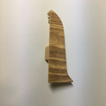 Заглушка левая к плинтусу "LIDER-62" 336 Дуб янтарный