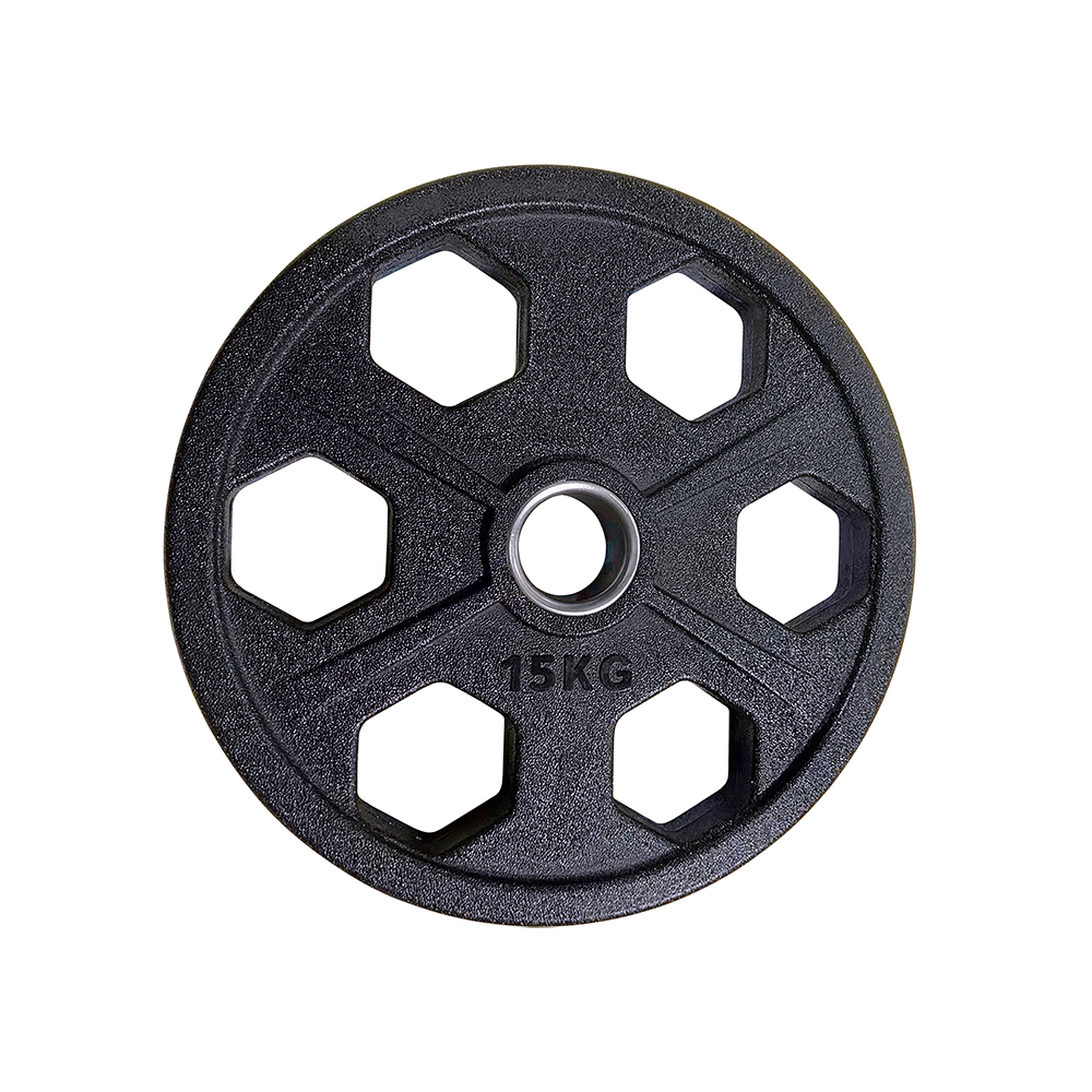 Диск обрезиненный 15 кг СНЕЖИНКА