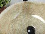 Каменная раковина из оникса Bowl Yellow Small TinLip BO-01062 (40*40*15)