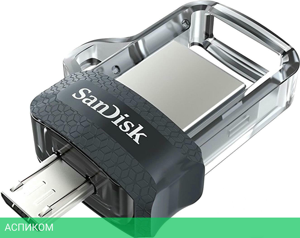 USB Flash-накопитель SanDisk Ultra Dual Drive m3.0 64GB (SDDD3-064G-G46)