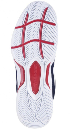 Теннисные кроссовки Babolat SFX3 All Court Men - black/poppy red