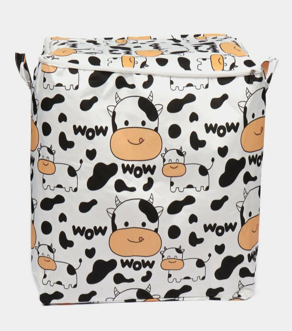 Корзина для хранения игрушек, контейнер 50*50*70см, Теленок Му