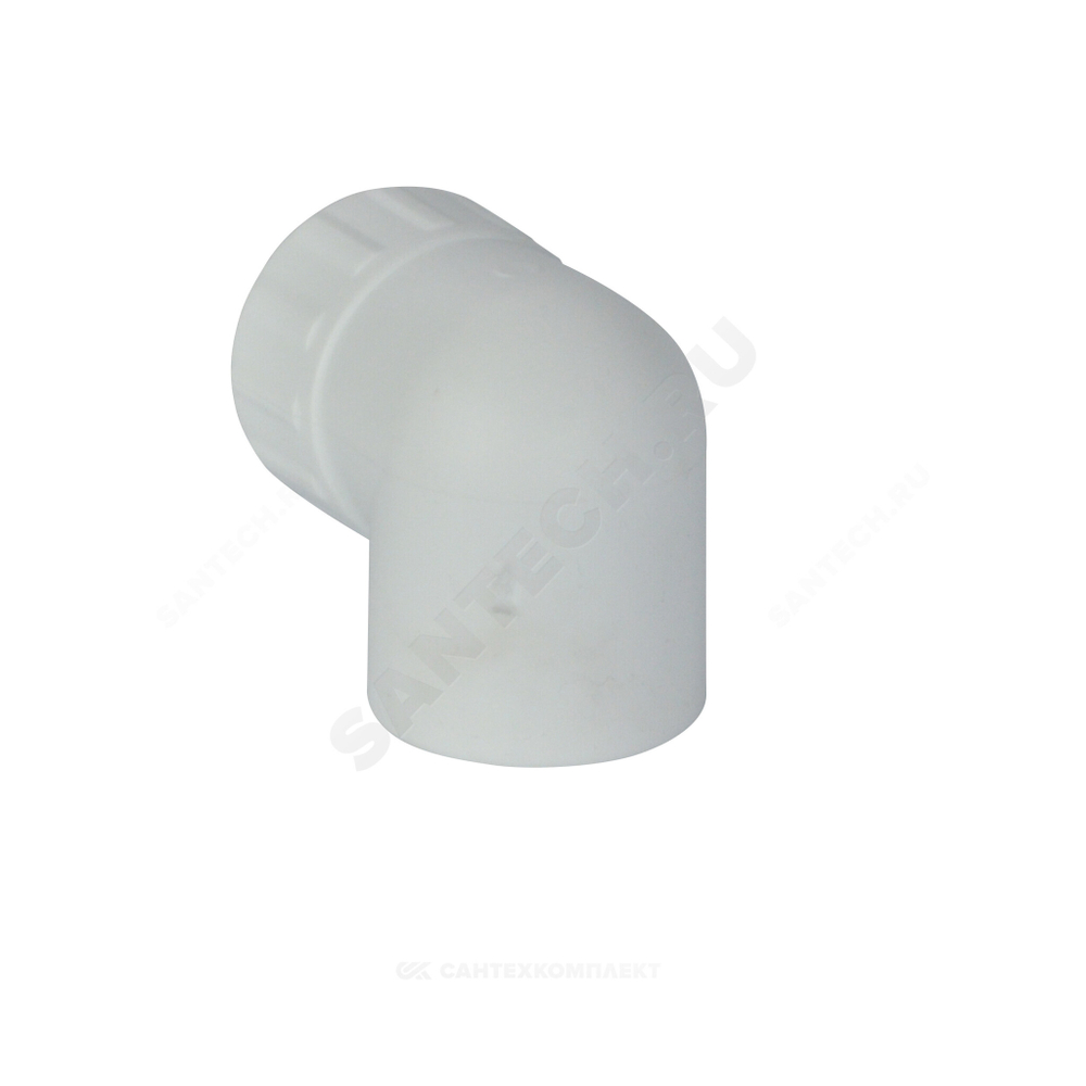 Угольник PP-R комбинированный белый Дн 20х3/4" ВР RTP (РосТурПласт) 10791
