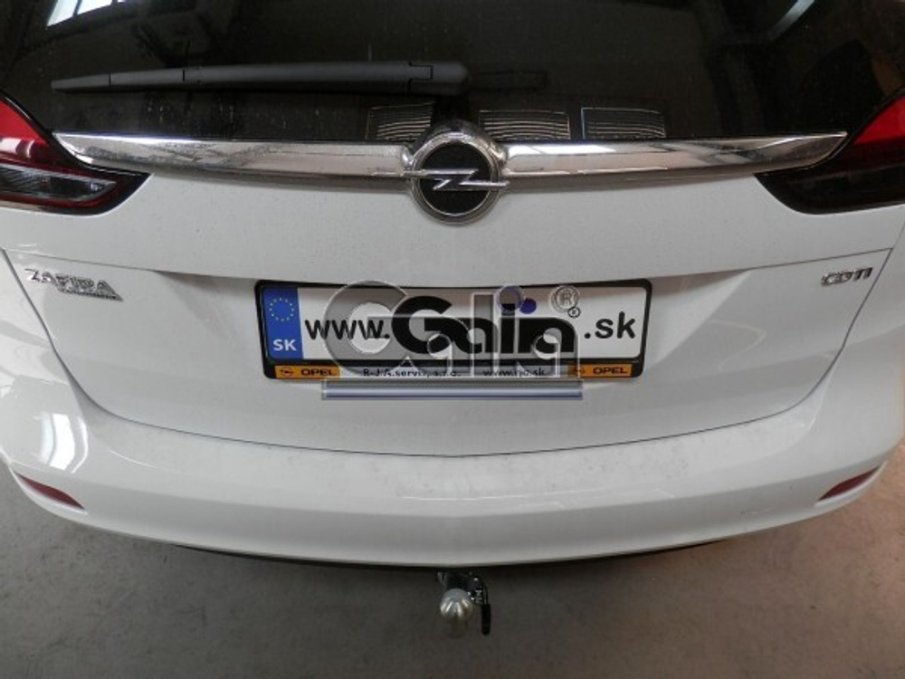 Фаркоп оцинкованный Galia O062A для Opel Zafira Tourer C 2012-(паспорт и сертификат в комплекте)(без электрики)