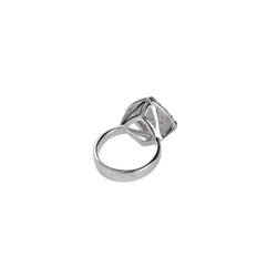 "Харди" кольцо в родиевом покрытии из коллекции "Мириада" от Jenavi