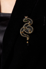 8409 Брошь (черный)