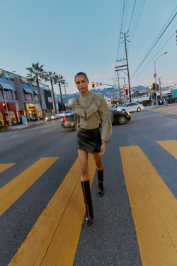 ZARA БЛУЗА В КЛЕТКУ ВИШИ С ВОЛАНАМИ, ЗЕЛЕНЫЙ/ЭКРЮ