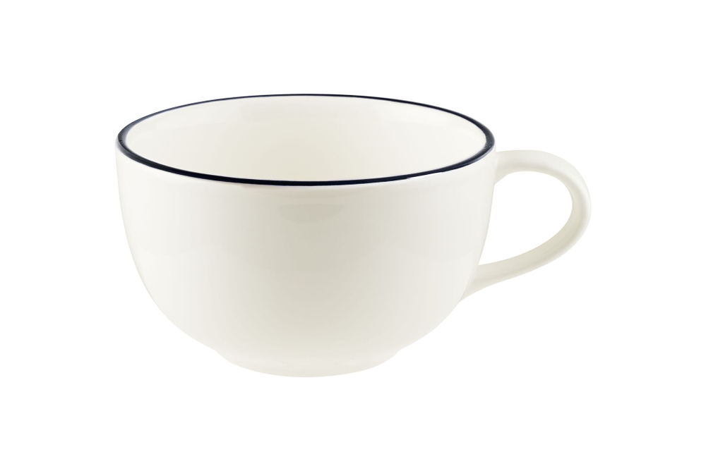 Чашка 250 мл. чайная d=96 мм. h=56 мм. Линеа Черный (блюдце 77973) Bonna /1/6/768/