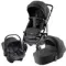 Коляска 3 в 1 Britax Roemer Smile 5Z Classic Carbon Black + Britax Roemer Baby-Safe Core Midnight Grey