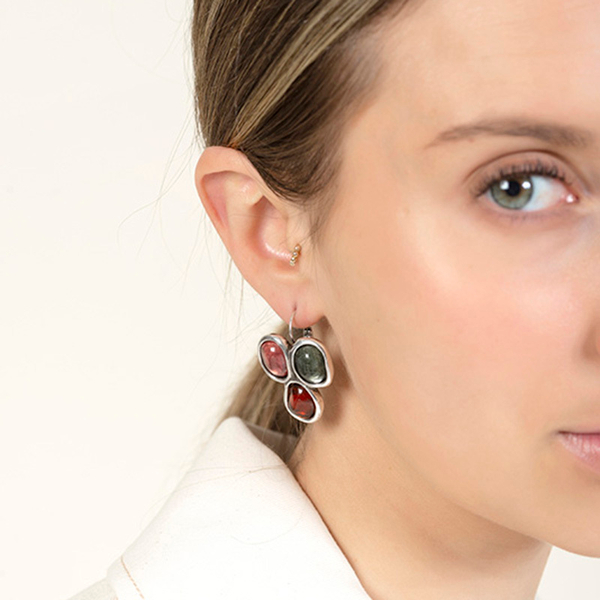 Серьги Ciclon ÁGATA MARRON A232612-02 R/S