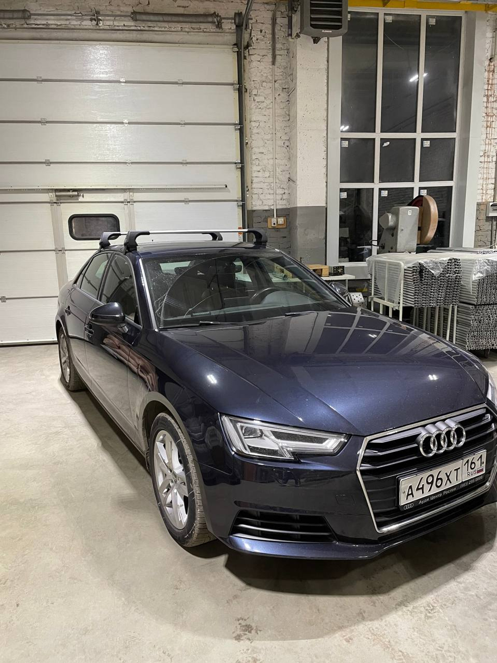 Багажник на крышу (адаптер) для Audi A4 V (B9) (4-dr sedan) (2015-н.в) за дверной проем ED20-002