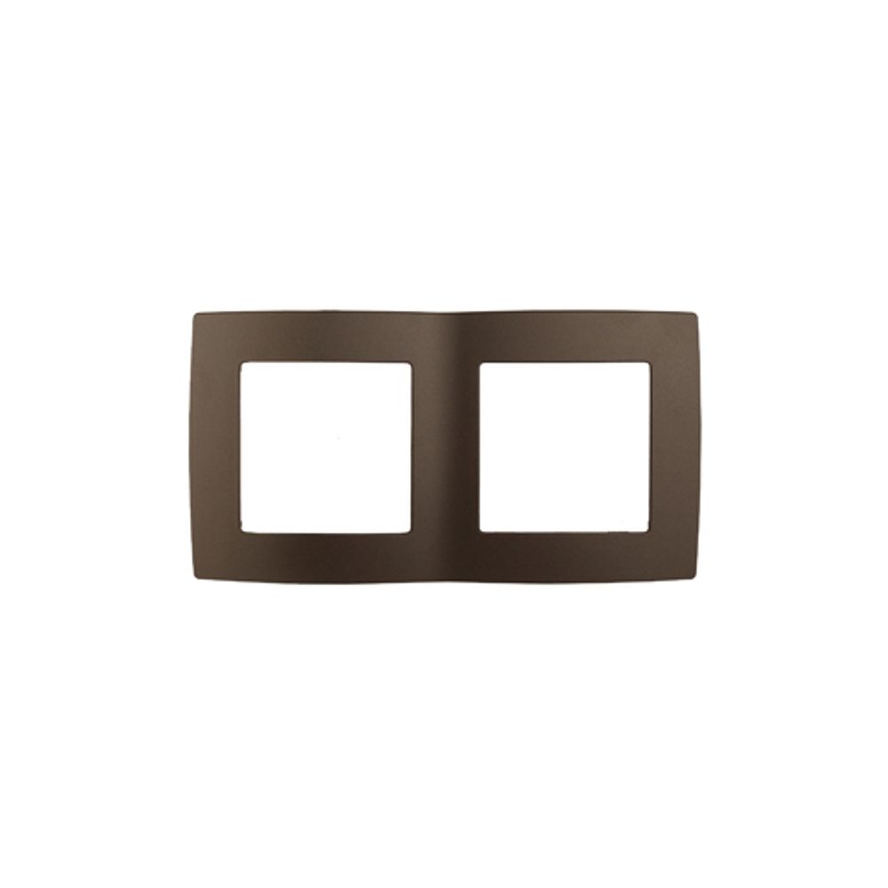 12-5002-13 ЭРА Рамка на 2 поста, Эра12, бронза