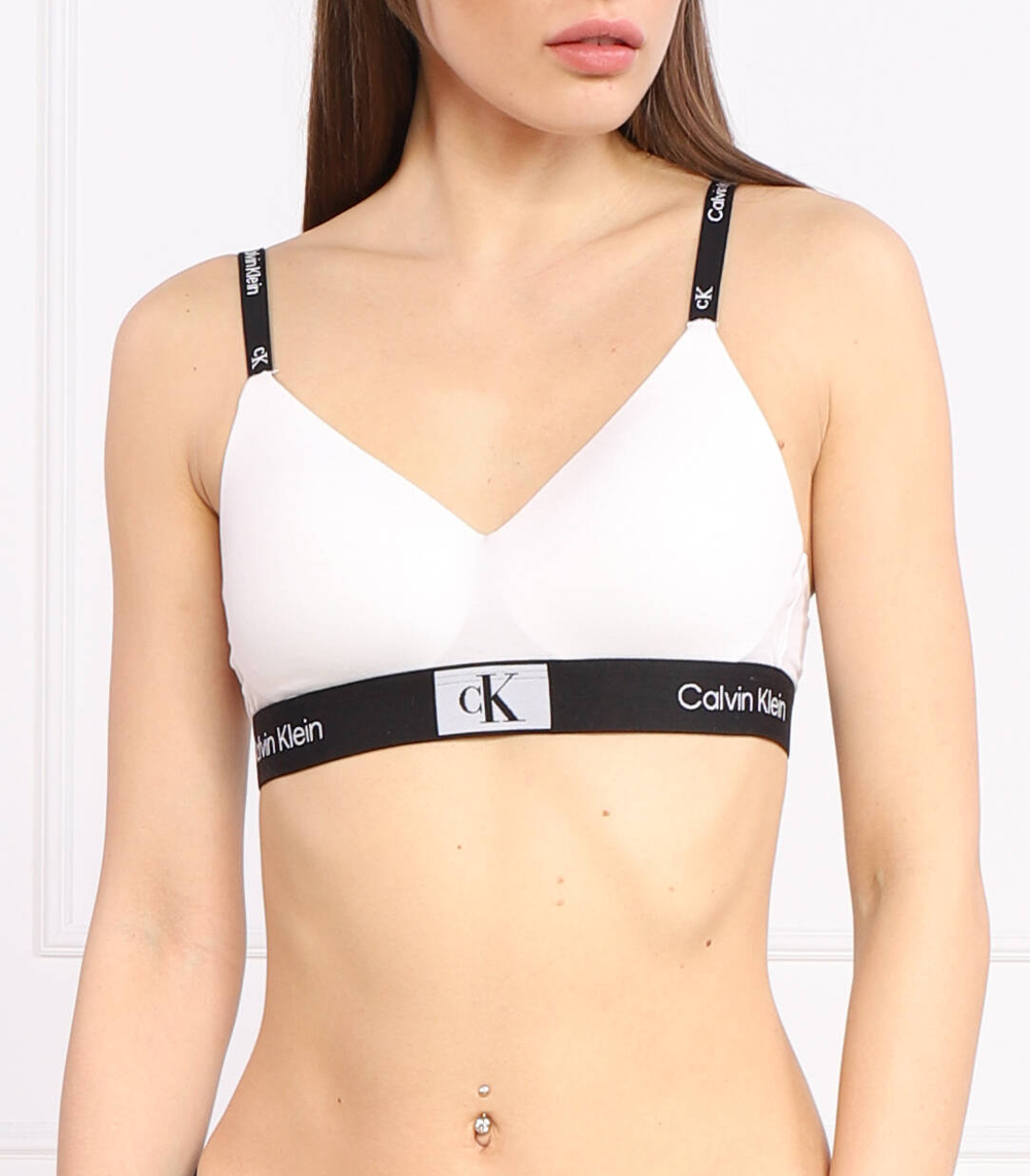 Бюстгальтер 1996 COTTON LGHT LINED BRALETTE Calvin Klein Underwear - белый(000QF7218E)