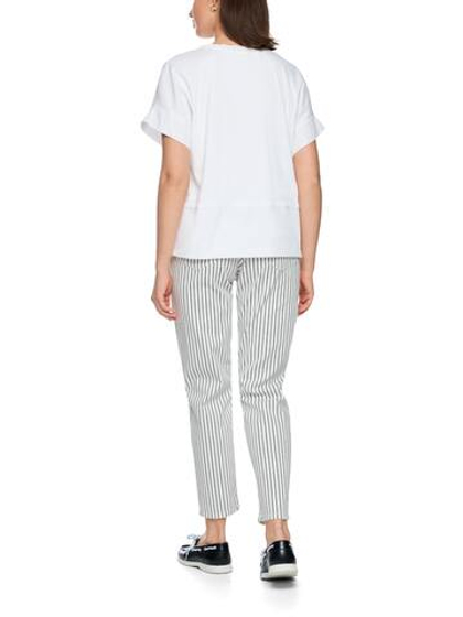 Marc Cain Футболка из комбинированной ткани