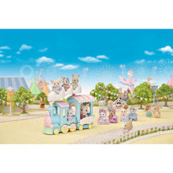 Sylvanian Families - Цветной поезд + фигурка лисы 5702 / артикул   5702  / GTIN 5054131057025
