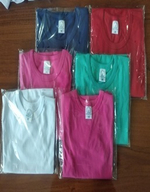 Футболка детская,однотонная, р. 128, цвет микс