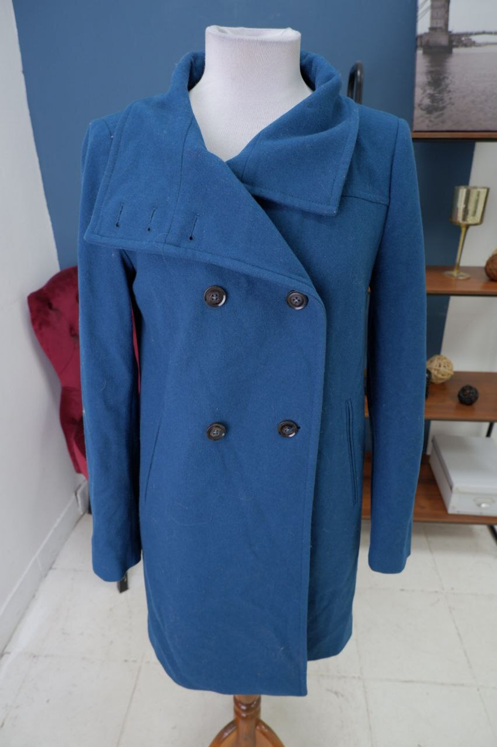 Пальто Benetton шерстяное 42 размер