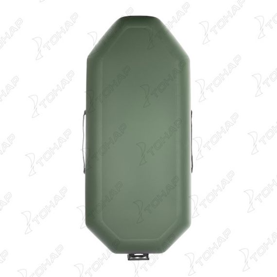 Лодка Тонар Шкипер 280НТ навесной транец (зеленый)