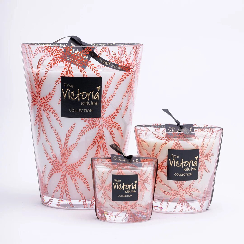 nan Свеча ароматическая Ferns red Victoria with Love Красный
