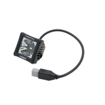 Светодиодная фара Aurora дальний белый и жёлтый свет