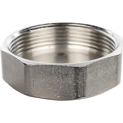 Заглушка STOUT ВР никелированная 2"