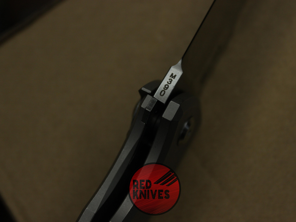 Нож TANTO CHAVES KNIVES 229 REDENCION KICKSTOP FLIPPER KNIFE TITANIUM CHISEL RK/Н3