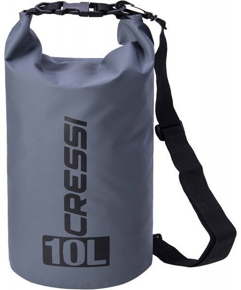 Гермомешок Cressi с лямкой Dry Bag 10 л серый