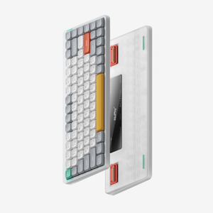 Беспроводная механическая клавиатура QMK Nuphy AIR75v2 Ionic White, RGB, Hot Swap, Blue Switch (AIR75v2-IW-2)