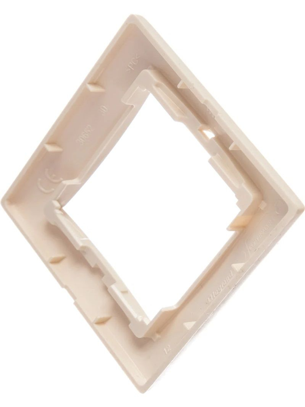 77 4351 Рамка 1 пост слоновая кость