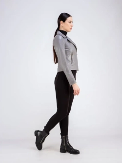 Кожаная куртка демисезонная косуха