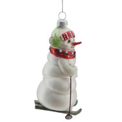 GAEM Украшение новогоднее "Снеговик", L8 W6 H13,5 см