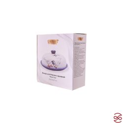 Блюдо для блинов с крышкой REPAST Гуси 23*23*9,7 см