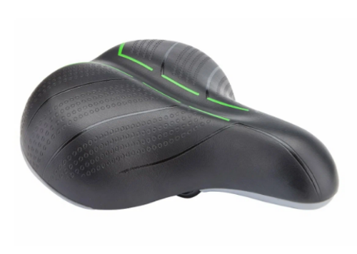 Седло AZ-75A, дорожное, эластомерные пружины, 255x205 мм, 505 г, арт.470194 (10216170/010322/3061594, Китай)