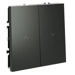 Выключатель встраиваемый VOLTUM S70 для жалюзи 10А, (титан) vls020706