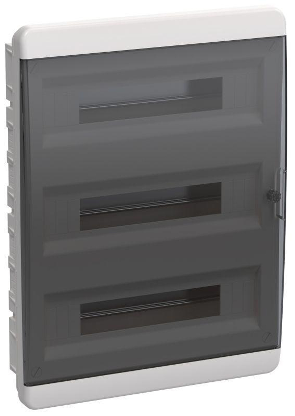 Щит IEK/Tekfor встраиваемый 54 мод. IP41, прозрачная черная дверца